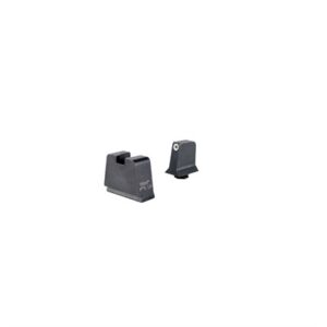 SUPPRESSOR/OPTIC HEIGHT SIGHT SET WHITE/BLACK SLIM GLOCKS