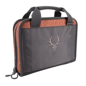 MARKSMAN DOUBLE PISTOL CASE GRAY/COPPER & BLACK