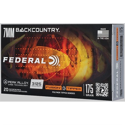 FUSION TIPPED 7MM BACKCOUNTRY 175GR POLYMER TIPPED 20/BOX
