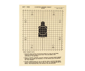 ACTION TGT 25 METERS DOD M16A2 100PK