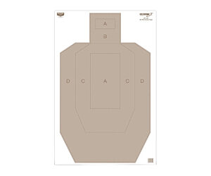 B/C EZE-SCORER IPSC TGT 100-23X35