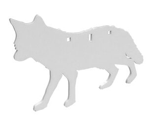 B/C AR500 3/8" SILHOUETTE COYOTE WHT