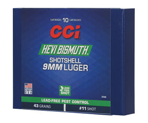 CCI 9MM BISMUTH SHOTSHELL 10/200
