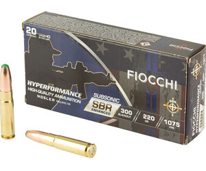FIOCCHI HYPR SBR 300BLK 220GR 20/200