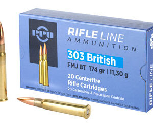 PPU 303 BRITISH FMJ 174GR 20/200