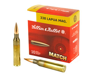 S&B 338LAPUA 250GR SIERRA HPBT 10/BX
