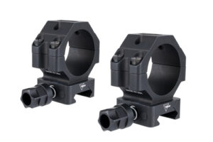 SCOPE RINGS W/ Q-LOC - BLACK, MEDIUM, FITS 35MM TUBES, 1.1"H