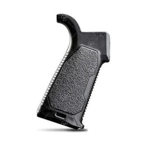 AR OVERMOLDED ENHANCED PISTOL GRIP - BLACK, 20 DEGREES