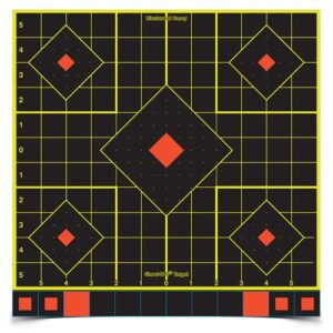 SHOOT•N•C SIGHT-IN TARGET - 12", 100 TARGETS, 1,700 PASTERS