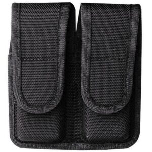 Bianchi Model 7302H AccuMold Double Magazine Pouch Kahr T40 Hidden Snap Black