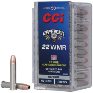 CCI Uppercut Rimfire Ammunition .22 WMR 40gr JHP 1050 fps 50/ct