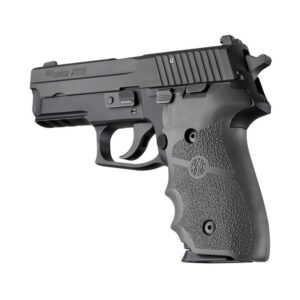 Hogue Overmolded Rubber Grip Handgun Grips for Sig Sauer P228/P229 Slate Grey with Finger Grooves