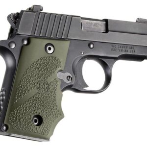 Hogue SIG Sauer P238 Rubber Grip with Finger Grooves OD Green