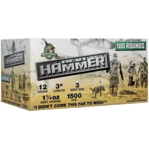 Hevi-Shot HEVI-Hammer Shotshells 12ga 3" 1-1/4oz 1500 fps #3 100/ct