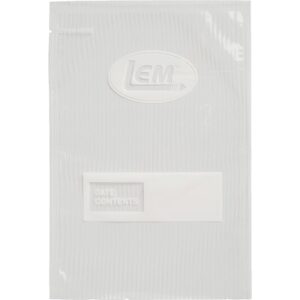 LEM Products MaxVac Quart Vacuum Bags - 8"x12" 100/ct