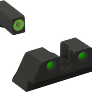 Meprolight ML46500 Hyper-Bright Green Ring Front/Green Rear Sights for Taurus 3GC