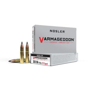 Nosler Varmegeddon Rifle Ammunition .300 AAC 110 gr BSB 2200 fps 20/ct