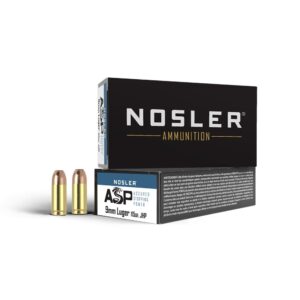 Nosler Match Grade Handgun Ammunition 9mm Luger 115 gr JHP 1170 fps 50/ct