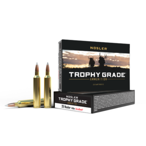 Nosler Accubond Trophy Grade Rifle Ammunition 26 Nosler 140 gr PT 3300 fps 20/ct