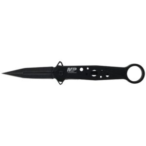 Smith & Wesson M&P Folding Knife Dagger Blade Black