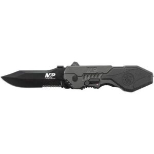 Smith & Wesson M&P M.A.G.I.C. Assisted Opening Clip Point Folding Knife 3 3/5" Blade Black