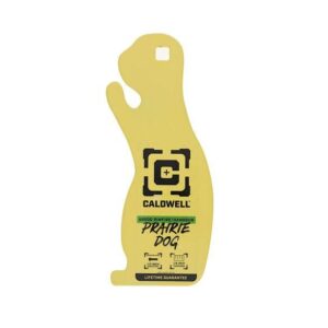 Caldwell AR500 1/4'' Rimfire/Handgun Prairie Dog Target Yellow