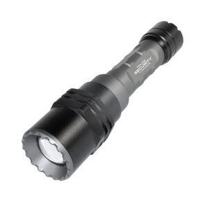 Police Security Flashlights Long Throw Flashlight 700 Lumens Black 1/3 Mile