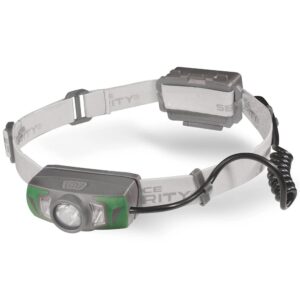 Police Security Flashlights Twin Power LED Headlamp 550 Lumens White Grey