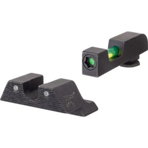 Trijicon DI Small Frame Night Sight Set Green with Black Outline Front and Rear- for Glock 42 43 43X & 48