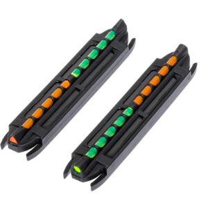 HIVIZ Two-In-One Magnetic Shotgun Sight with Green & Orange LitePipe