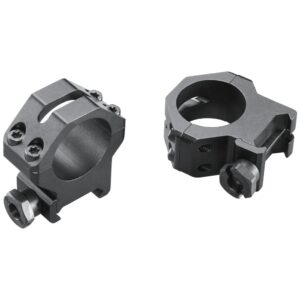 Weaver 4-Hole Skeleton Aluminum Scope Rings 1" High Matte