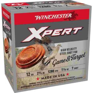 Winchester Super-X Shotshells 12 ga 2-3/4" 1-1/8 oz 1280 fps #7 25/ct