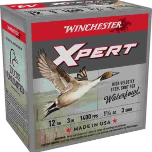 Winchester Xpert High-Velocity Steel Shotshells 12 ga 3" 1-1/4 oz 1400 fps #3 25/ct