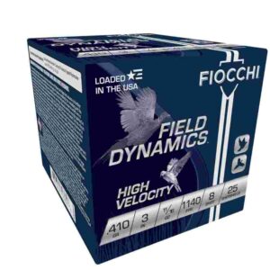Fiocchi High Velocity - .410ga 3" #8-Shot 11/16oz. 25/rd