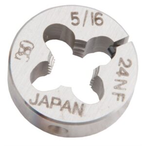 BOLT KNOB ROUND DIE, 13/16'' DIAMETER, 5/16''-24 THREAD