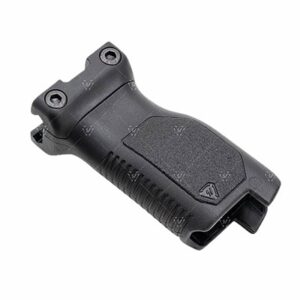 AR-15 ANGLED GRIP LONG W/CABLE MANAGEMENT FOR PIC RAIL BLK