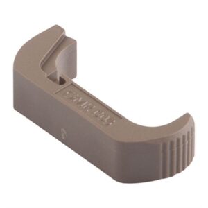 VICKERS TACTICAL EXT MAG RELEASE FOR GEN 4/GEN 5, GLOCK TAN