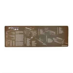 TEKMAT LONG GUN CLEANING MAT FOR AR-15 OD GREEN