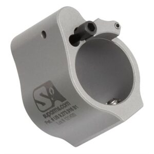 AR-15 SOLID ADJUSTABLE GAS BLOCK .750'' STAINLESS STEEL