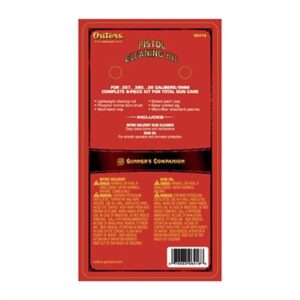 PISTOL CLEANING KIT W/ALUMINUM ROD 10MM/40/45 CAL