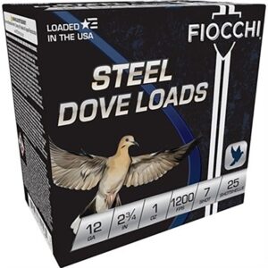 STEEL DOVE & QUAIL 12 GAUGE 2-3/4'' 1-1/8OZ #7 SHOT 25/BOX