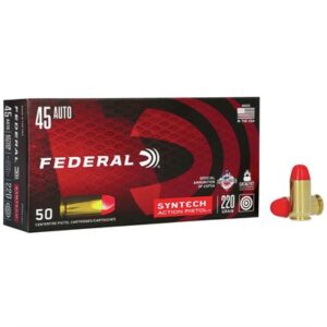 SYNTECH ACTION PISTOL 45 ACP 220GR SYNTECH JFN 50/BOX