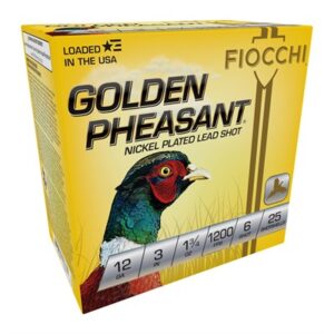 GOLDEN PHEASANT 12 GAUGE 3'' 1-3/4OZ #6 SHOT 25/BOX