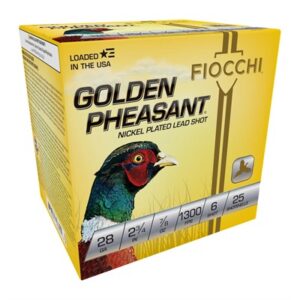 GOLDEN PHEASANT 28 GAUGE 2-3/4'' 7/8OZ #6 SHOT 25/BOX