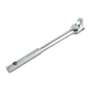 FLEX-HEAD DRIVE HANDLE, 10-1/2''L, 1/2'' SQUARE DRIVE, CHROME