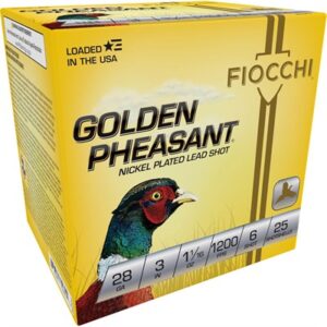 GOLDEN PHEASANT 28 GAUGE 3'' 1-1/16 #6 SHOT 25/BOX