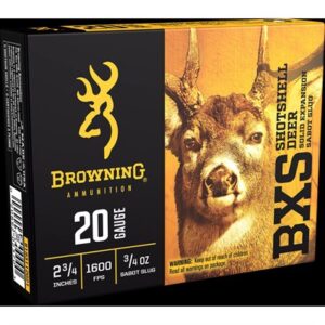 BXS SHOTSHELL DEER 20 GAUGE 2-3/4'' 3/4OZ SABOT SLUG 5/BOX