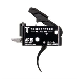 AR15 SINGLE-STAGE ADAPTABLE PRO CURVED TRIGGER PVD BLACK