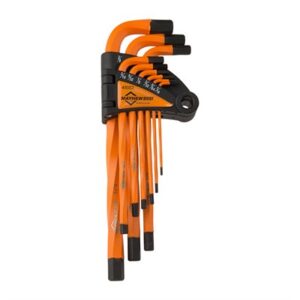 9PC SAE TWISTED HEX KEY ALLEN SET