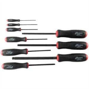 BONDHUS 9-PIECE METRIC HEX SCREWDRIVER SET - 1.5MM-10MM